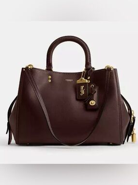 Coach Maple Rogue 31 Tote